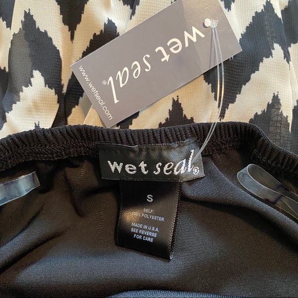 Wet Seal High Low Chevron Strapless Dress - Picture 6 of 6